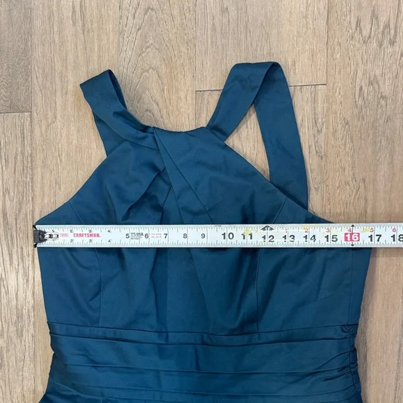 David's Bridal Halter Dress Style 83690 Size 12 - Picture 5 of 8